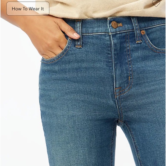 J.Crew Mid rise flare crop jean - Picture 3 of 10